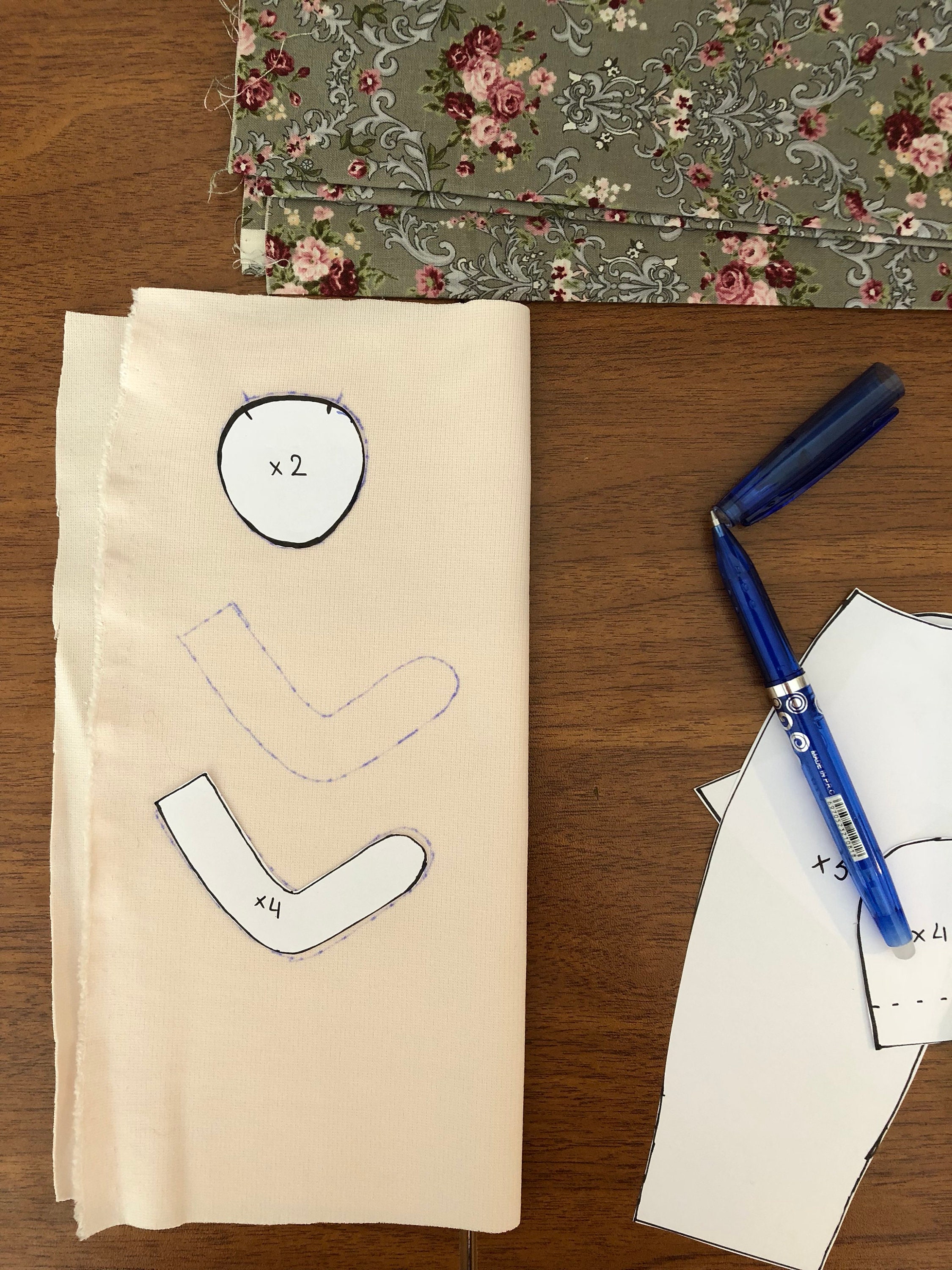 Doll Pincushion sewing pattern DIY pincushion tutorial Pdf Etsy