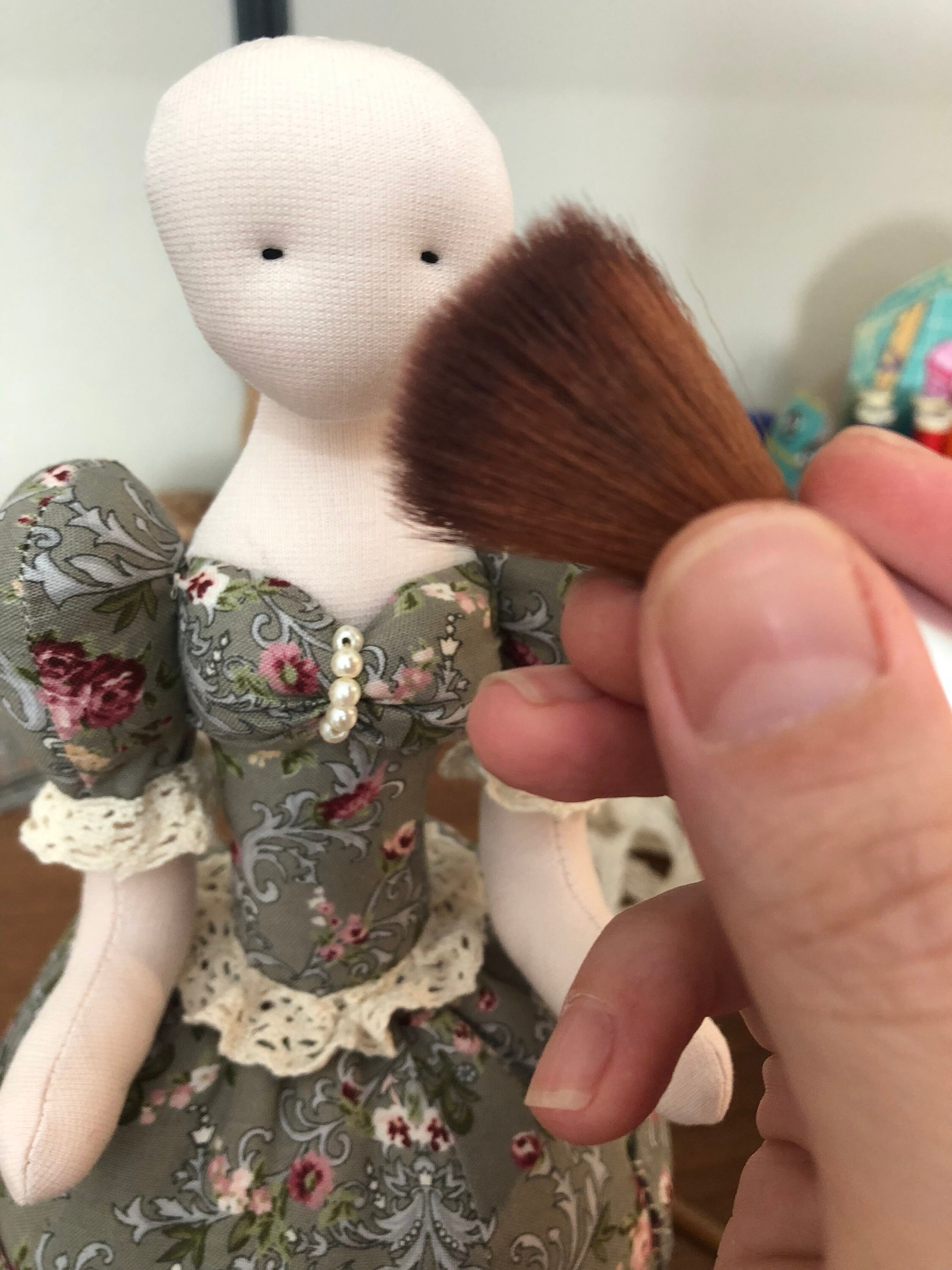 Doll Pincushion sewing pattern DIY pincushion tutorial Pdf Etsy