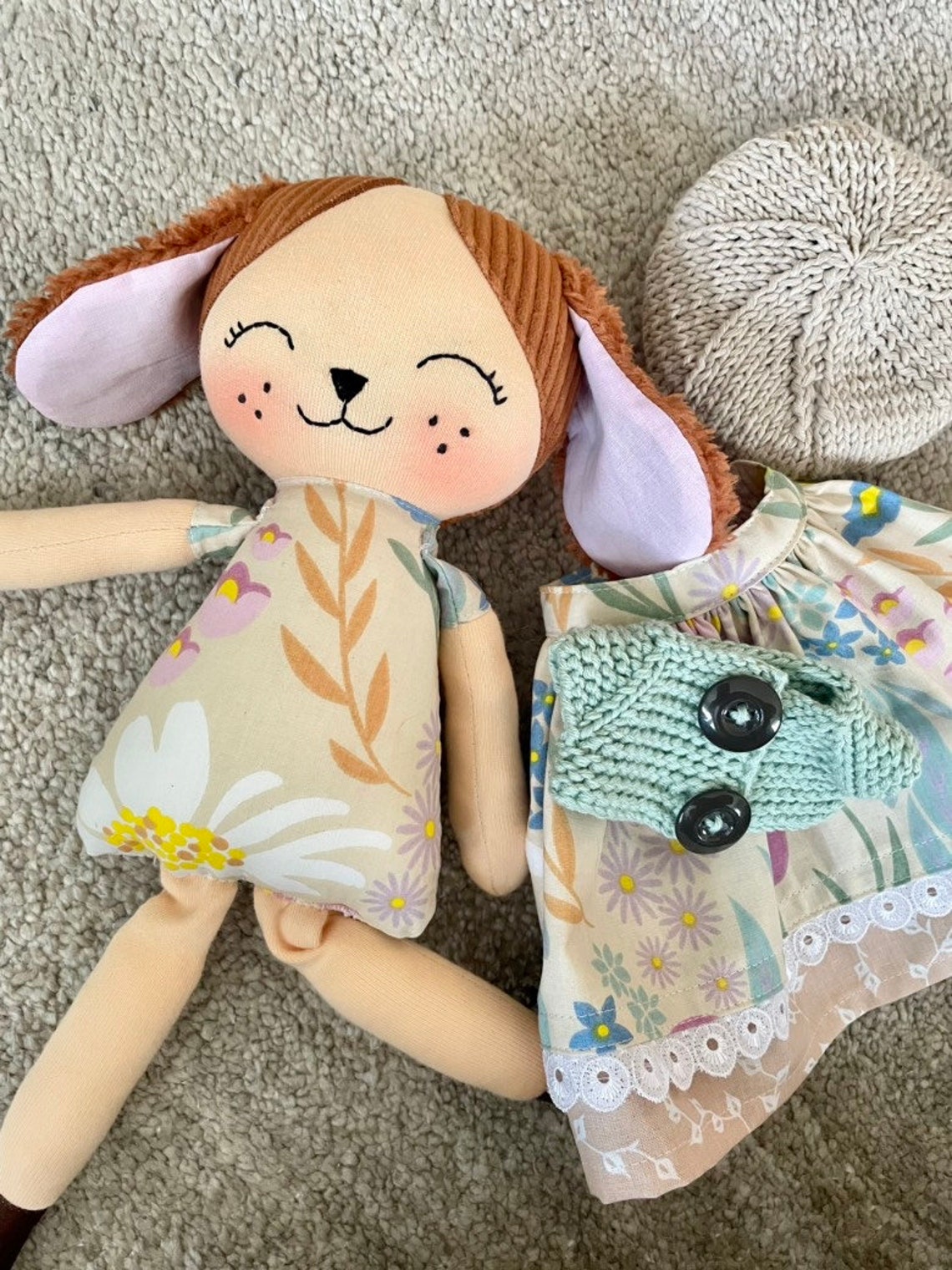 Handmade Dog Rag Doll: 14
