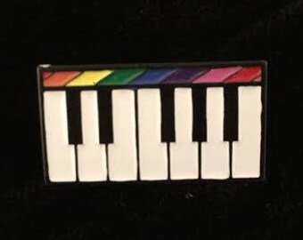 Rainbow Keyboard Enamel Pin