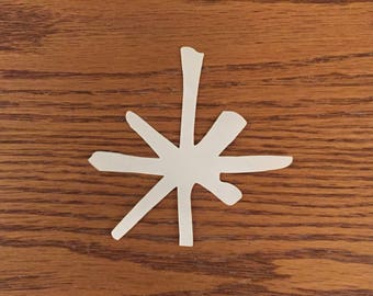 Asterisk Vinyl Decals