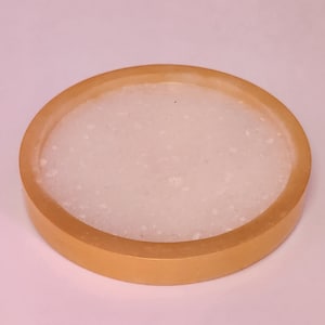 Round Trinket Tray - White/Gold Trinket Tray