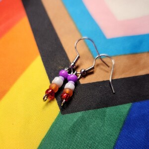 Lesbian Pride Earrings