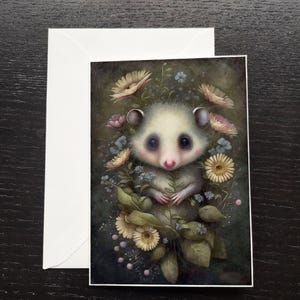 Cartão de felicitações de animais, desejos de aniversário, diário de lixo, scrapbooking, arte de parede, berçário