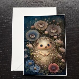 Bella cartolina artistica con animali, biglietto d'auguri, compleanno, diario spazzatura, arte murale, biglietto speciale, vuoto