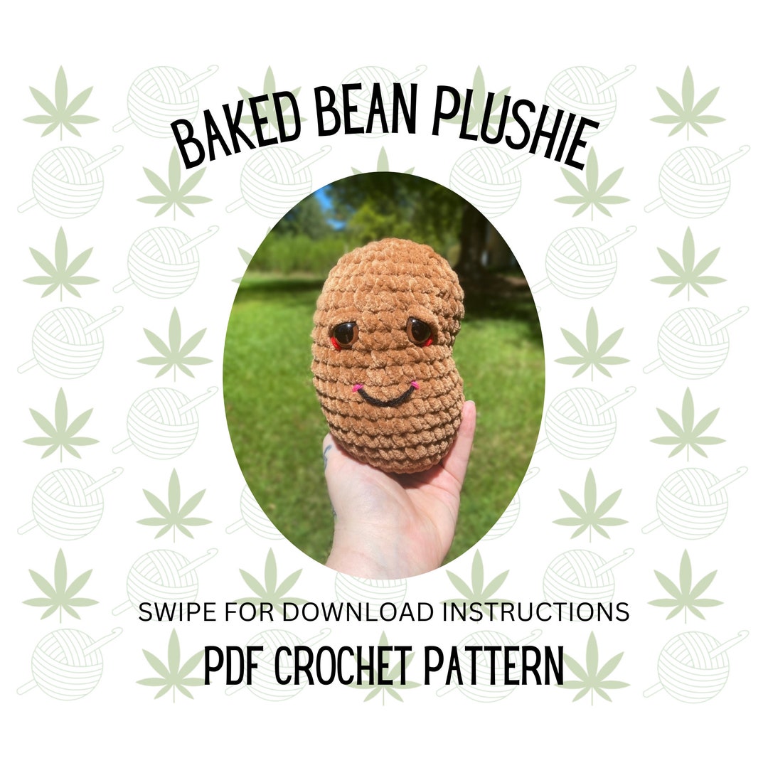 Crochet Pattern Baked Bean Crochet Pattern Amigurumi - Etsy
