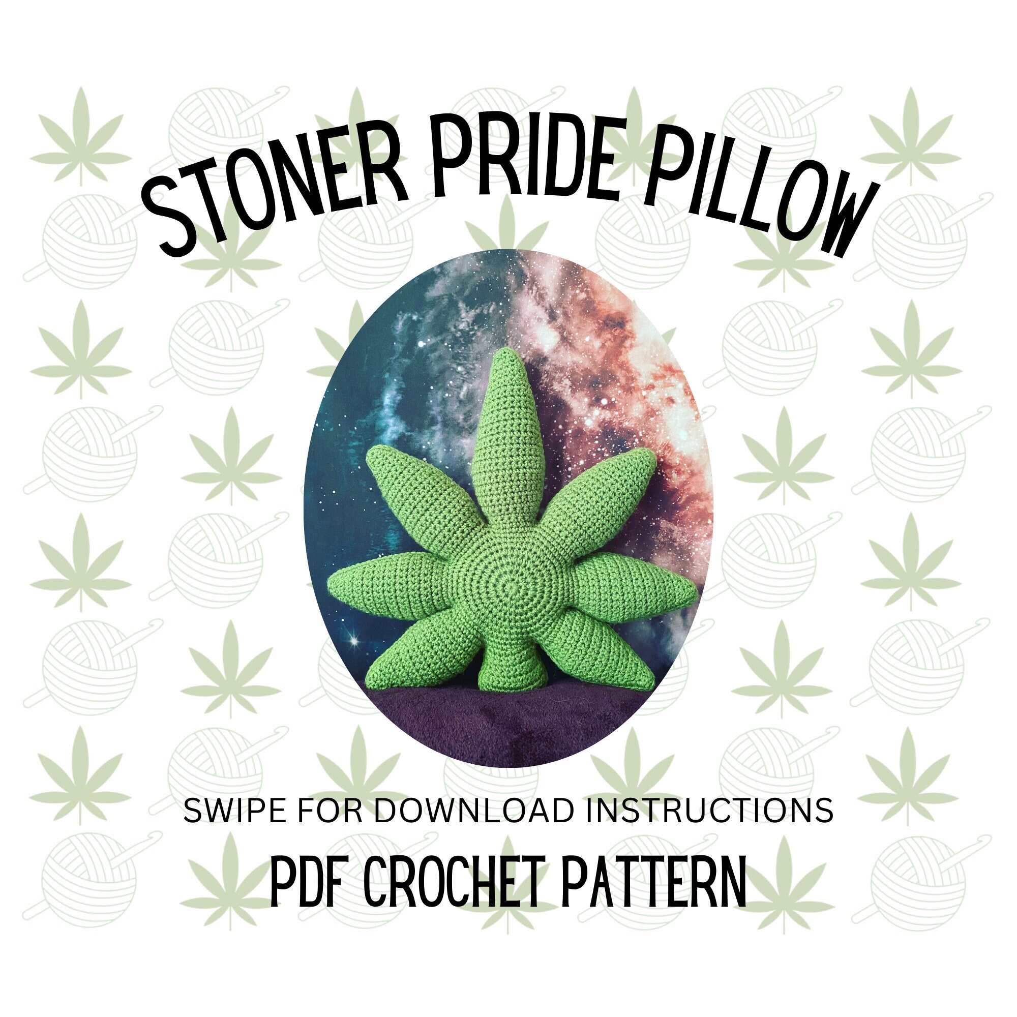 Embroidered Patch (Iron-On or Sew-On), Puff Puff Pass 420 Smoking, 3 x 1.5