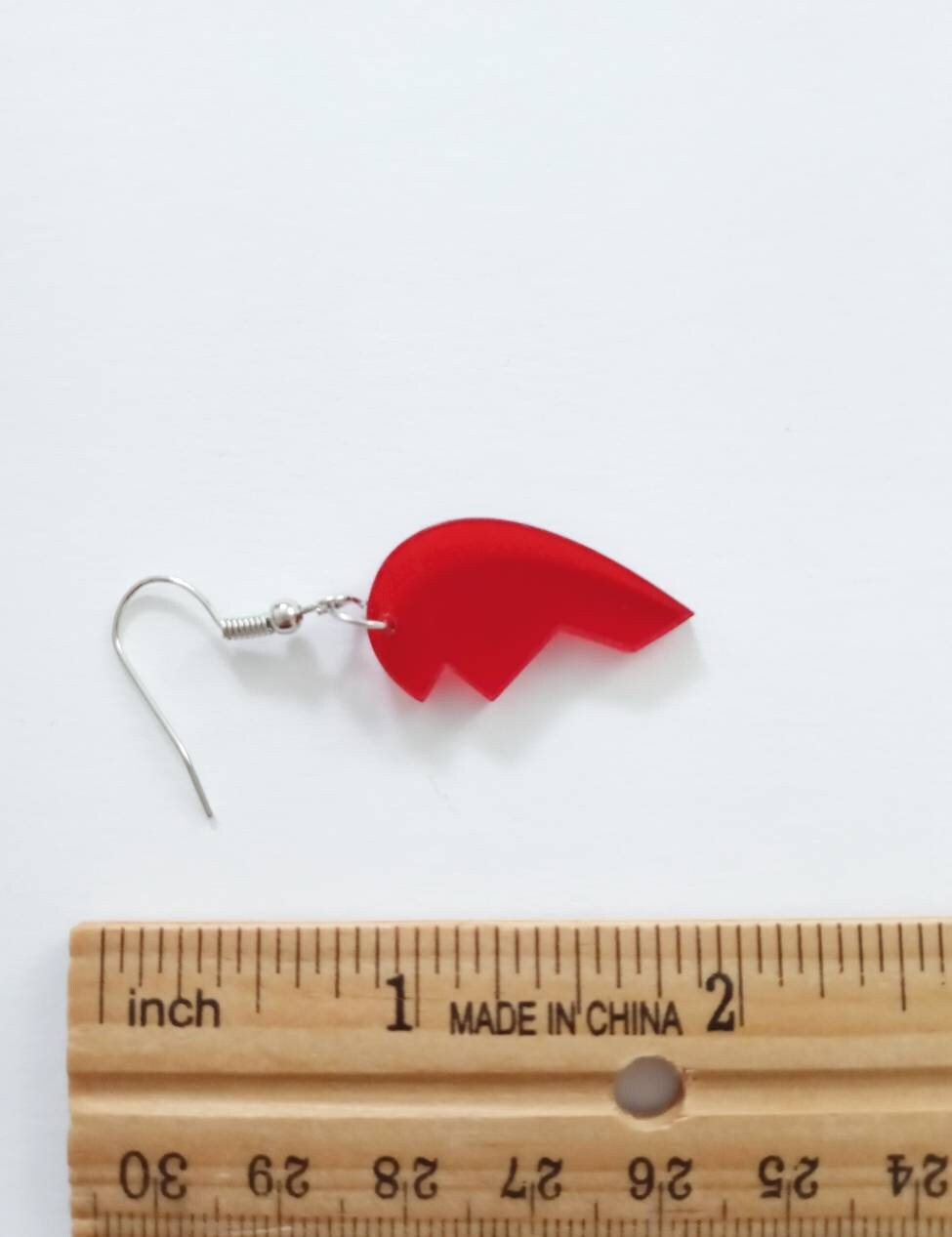 YAYAKO Acrylic Japanese Kimono Doll Earrings - Kawaii Dangle Drop Jewelry For Anime & Culture Fans