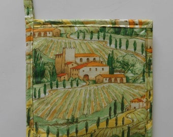 Set of 2 Tuscan Landscape Potholders