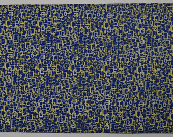 Blue/Yellow/White Geometric Placemat