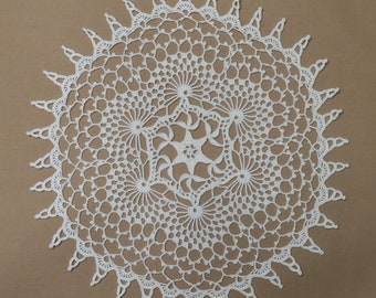 11 1/2 inch Heirloom White Doily