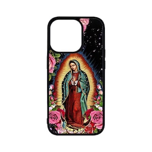 Virgen de Guadalupe Handyhülle | Virgencita | Reina de Mexico | Funda Personalizada Benutzerdefinierte Telefonhülle | iPhone | Samsung |