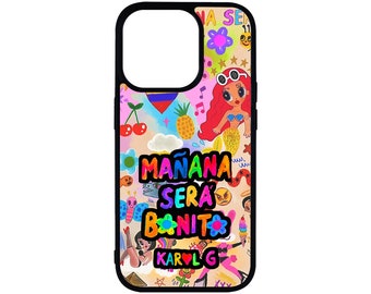 Capa para celular Karol G | Mañana Sera Bonito | Capa de álbum | Capa personalizada para celular | iPhone | Samsung | Bichota | Karol G Sereia | Colorida |