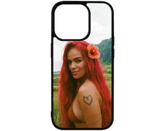 Capa para celular Karol G | Cabelo Vermelho | Capa personalizada para celular | iPhone | Samsung | Bichota | Mañana Sera Bonito |