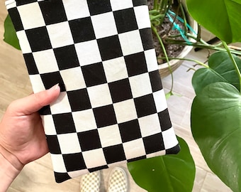 Checkered Book Sleeve