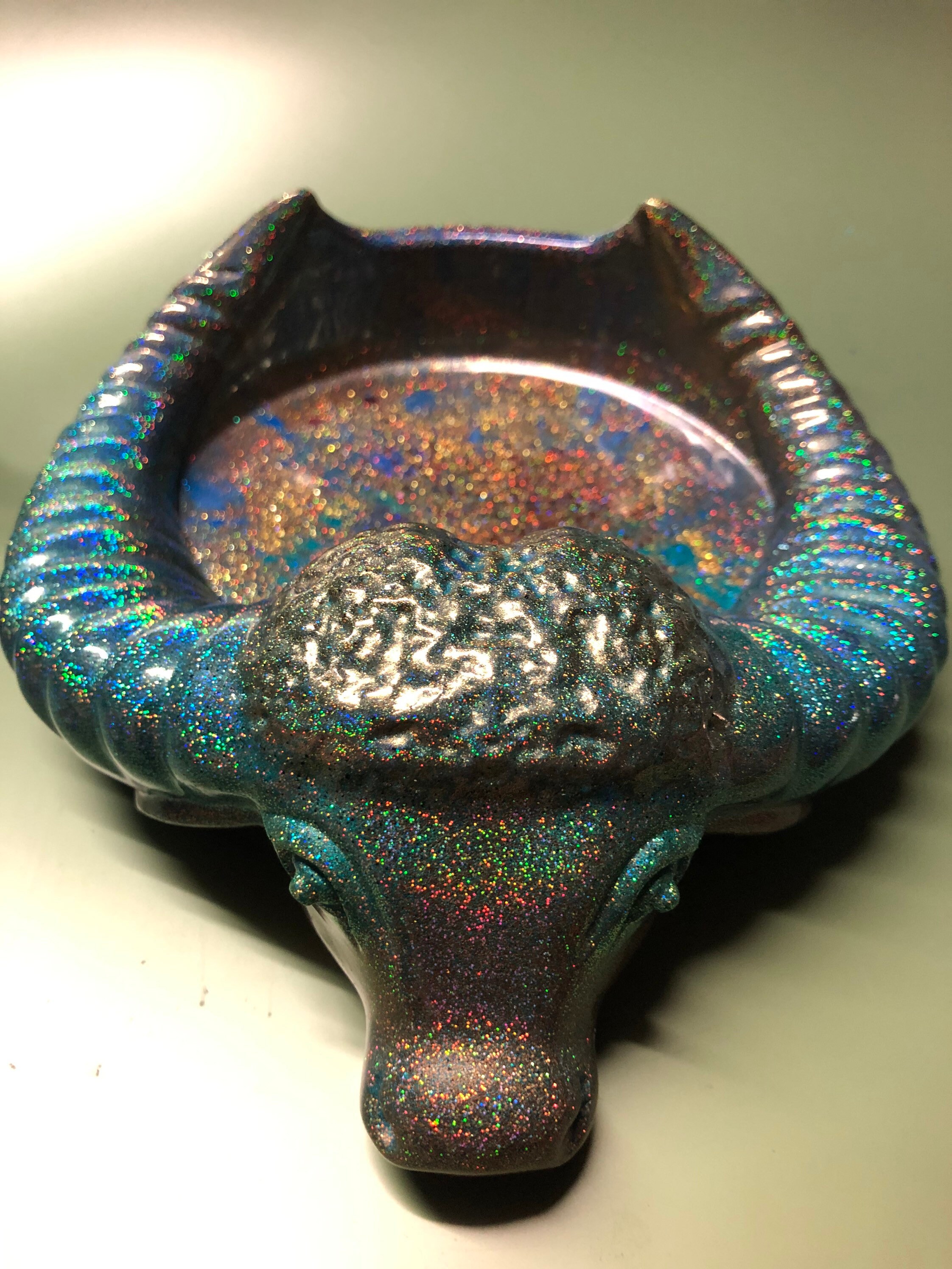 Vide Poches Belier Laser Unique en Resine