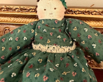 Primitive Folkart Doll by Dixie’s Design