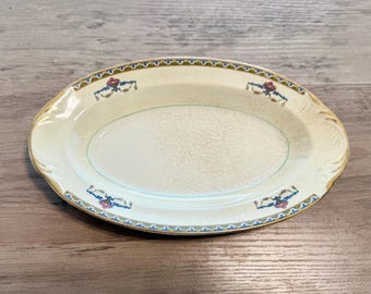 Vintage Pope-Gosser Melrose pattern oval  Asparagus plate?