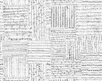 Music Notes Masterboard Roycycled Decoupage Paper