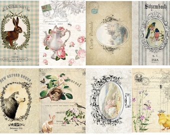 Spring Elements Roycycled Decoupage Paper