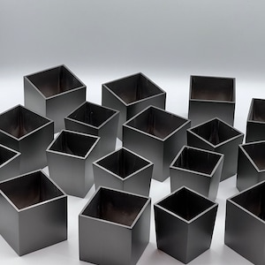 Black Nickel Leg Cap, Metal Ferrule, Foot Tip, Leg Sleeve, Furniture Tip, Shoe, Polished Black Nickel, Brushed Black Nickel, Sold per piece
