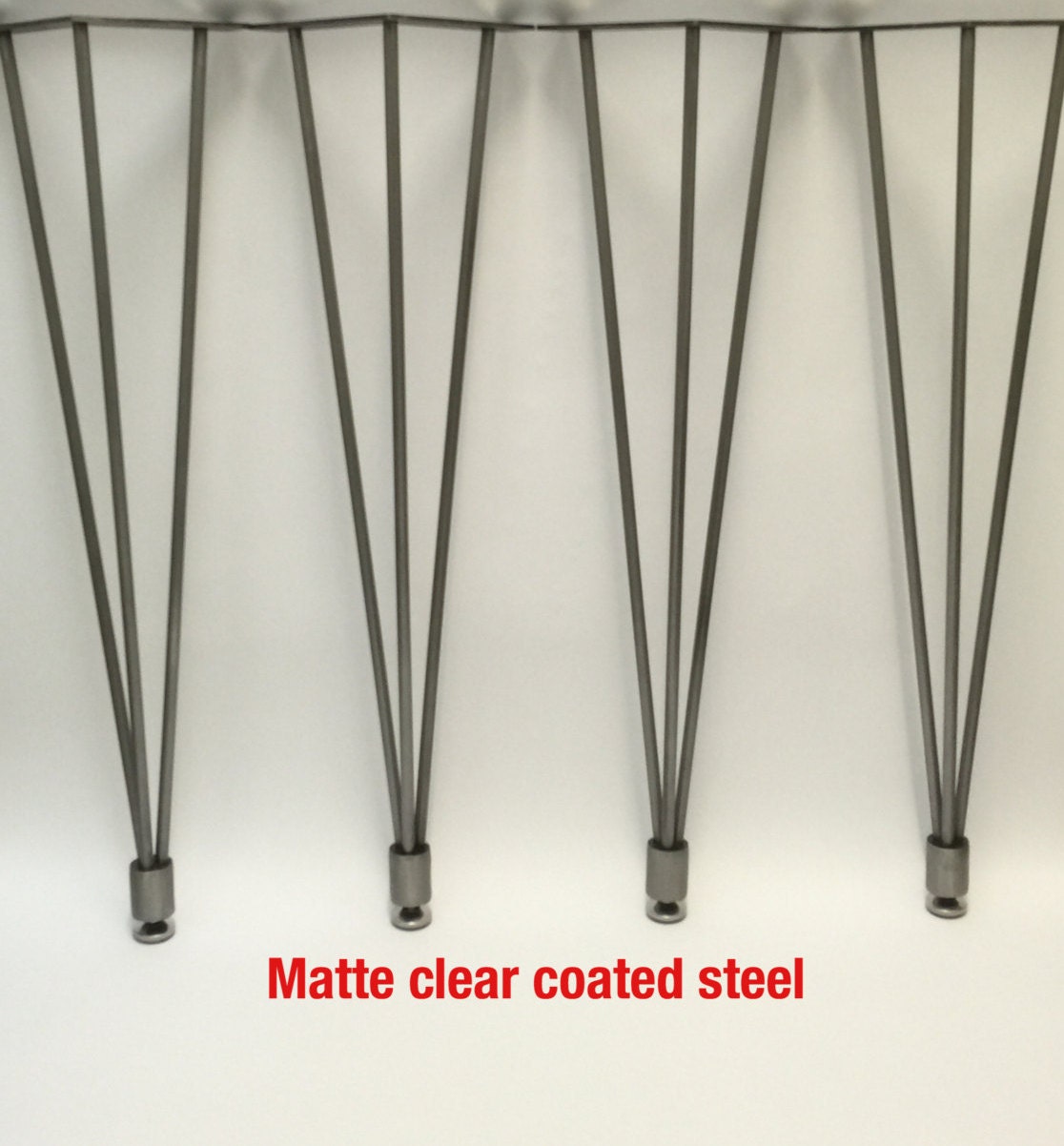 Set4 6 to 10 Hair Pin Table Legs Three Rod Etsy