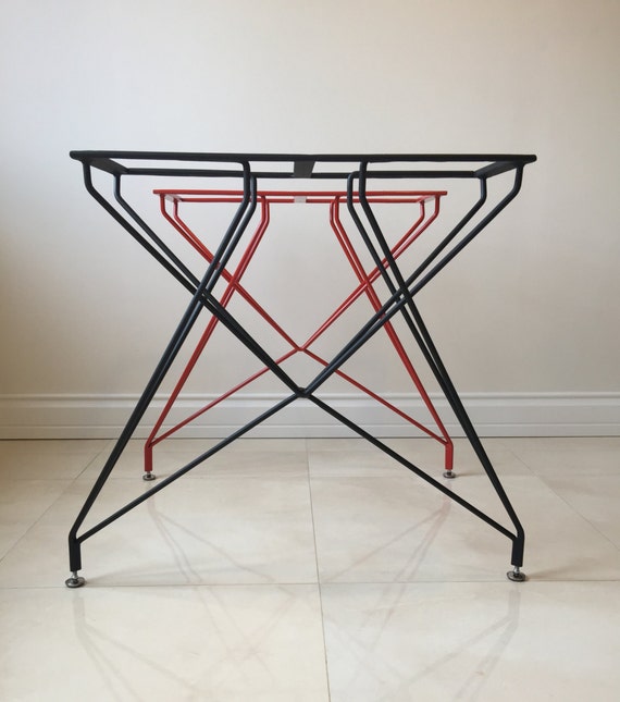 28 Spy Hairpin Table Legs Steel Base Set Of 2 Etsy