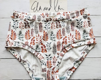 Adults Handmade Pants | Womens Briefs Knickers | Cotton Jersey High waisted