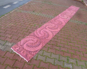 18x2.1 Ft Pink Runner Rug For Stairs Extra Long Narrow Runner Rugs For Hallway  Carpet For Party Ceremony Vintage Corridor Rug Non Slip 1206