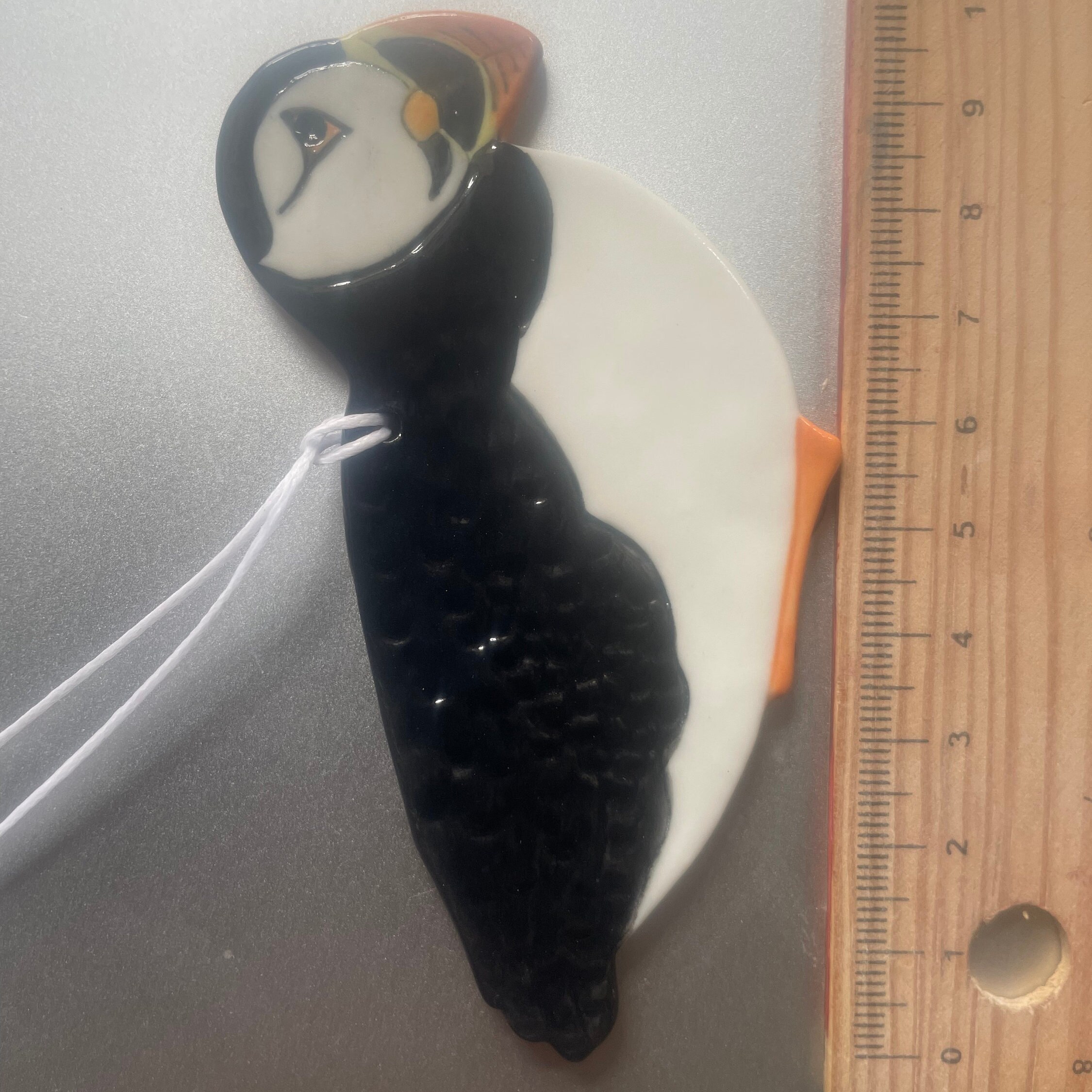 Hand Made Porcelain Puffin Decoration, Letter Box Gift for Any Occasion ...