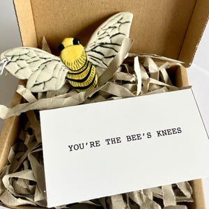 You're The Bees Knees Handmade Letterbox Gift, thank you teacher end of term gift