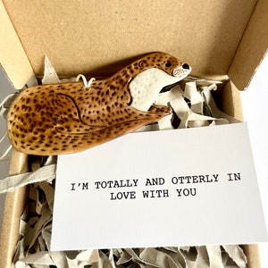 I&#39;m Totally & Otterly In Love With You Handmade Letterbox Gift