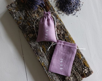 5/15/30 pcs empty aroma sachet, bag for lavender, nature inspired gift pouch, bulk bag