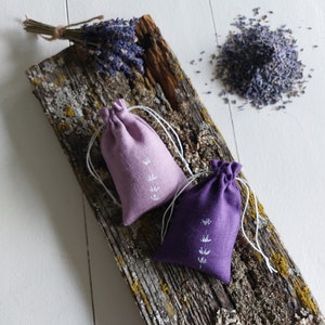 20/30 Stück leere Aromasäckchen, Beutel für Lavendel, von der Natur inspirierte Geschenkbeutel, Großbeutel Bild 1