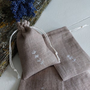 10/20/50 pcs empty aroma sachet, bag for lavender, nature inspired gift pouch, bulk bag zdjęcie 2