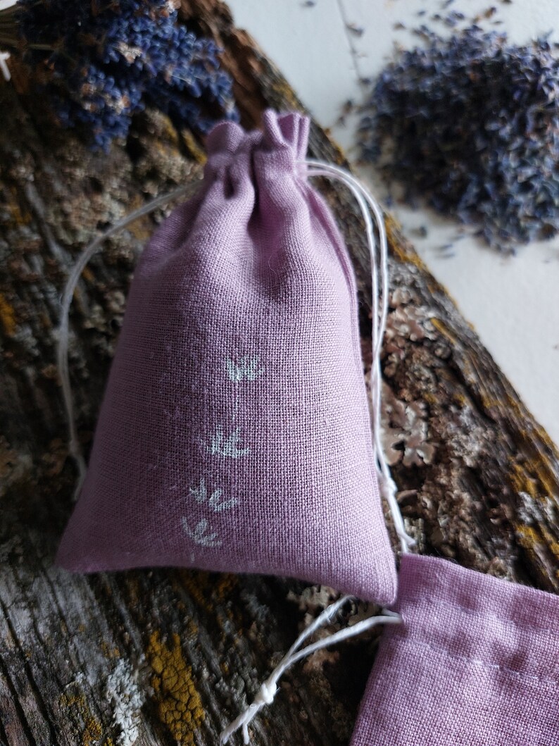 20/30 pcs empty aroma sachet, bag for lavender, nature inspired gift pouch, bulk bag zdjęcie 8