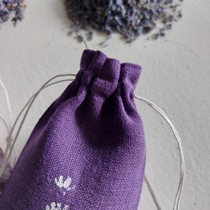 20/30 pcs empty aroma sachet, bag for lavender, nature inspired gift pouch, bulk bag zdjęcie 6