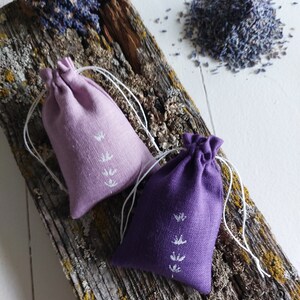 20/30 pcs empty aroma sachet, bag for lavender, nature inspired gift pouch, bulk bag zdjęcie 2