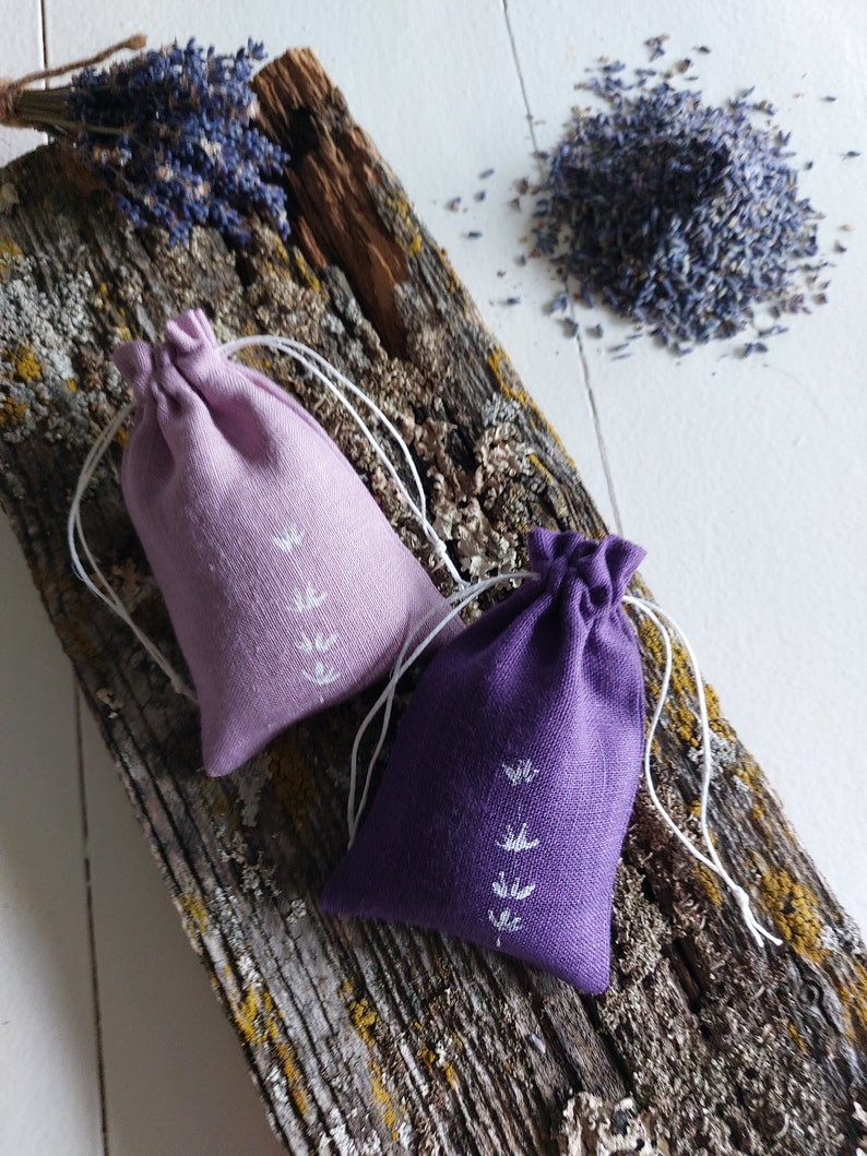 30 pcs empty aroma sachet, bag for lavender, nature inspired gift pouch, bulk bag image 2