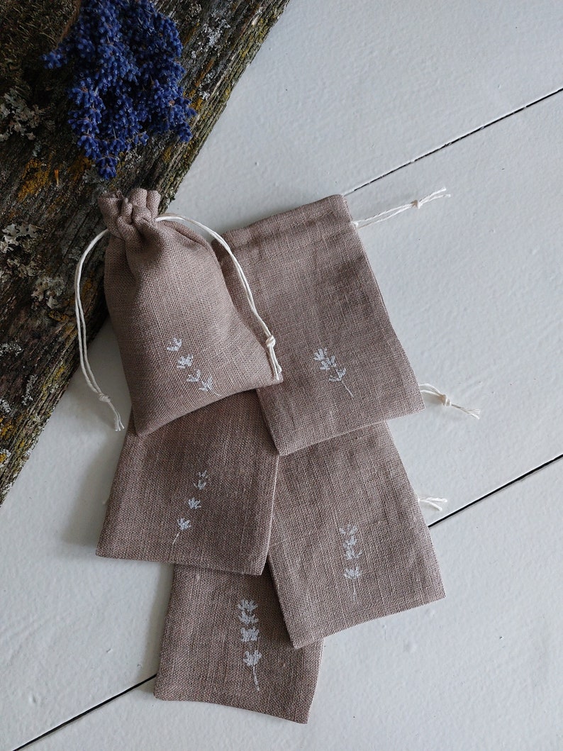 10/20/50 pcs empty aroma sachet, bag for lavender, nature inspired gift pouch, bulk bag zdjęcie 1