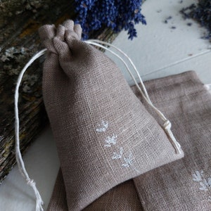 10/20/50 pcs empty aroma sachet, bag for lavender, nature inspired gift pouch, bulk bag zdjęcie 6