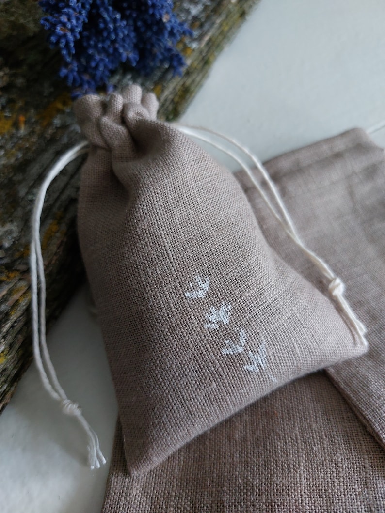 10/20/50 pcs empty aroma sachet, bag for lavender, nature inspired gift pouch, bulk bag zdjęcie 3
