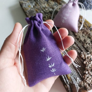 20/30 pcs empty aroma sachet, bag for lavender, nature inspired gift pouch, bulk bag zdjęcie 5