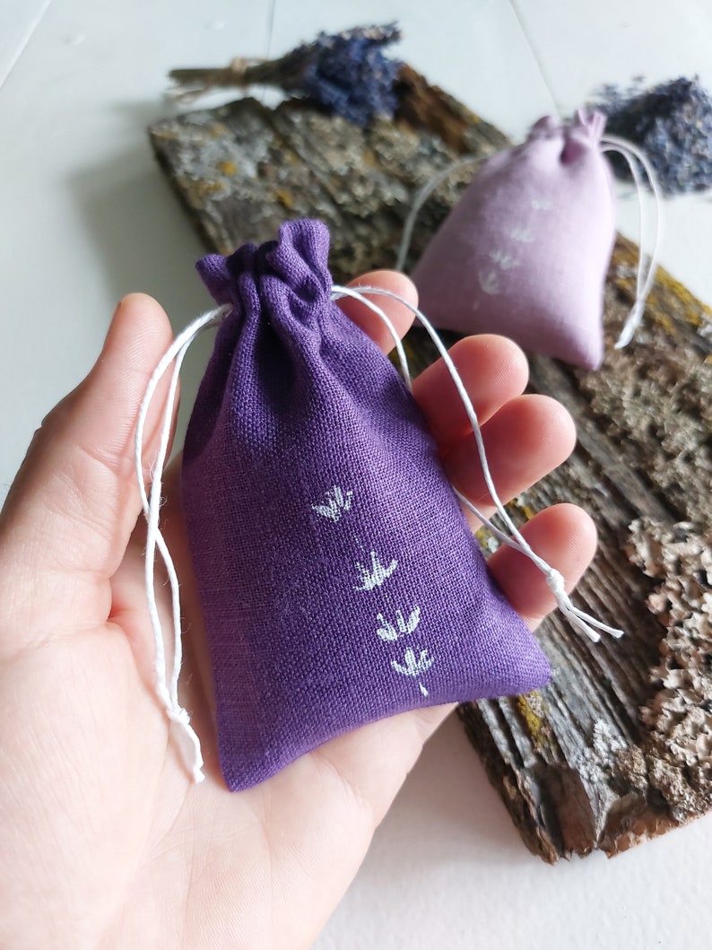 30 pcs empty aroma sachet, bag for lavender, nature inspired gift pouch, bulk bag image 5