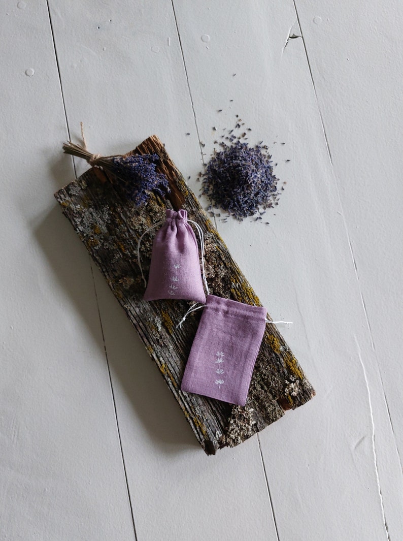 20/30 pcs empty aroma sachet, bag for lavender, nature inspired gift pouch, bulk bag zdjęcie 4