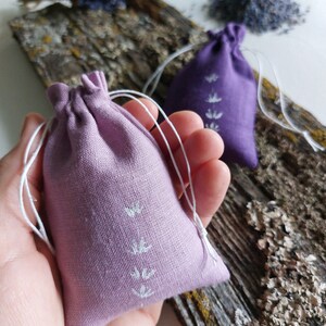 20/30 pcs empty aroma sachet, bag for lavender, nature inspired gift pouch, bulk bag zdjęcie 7