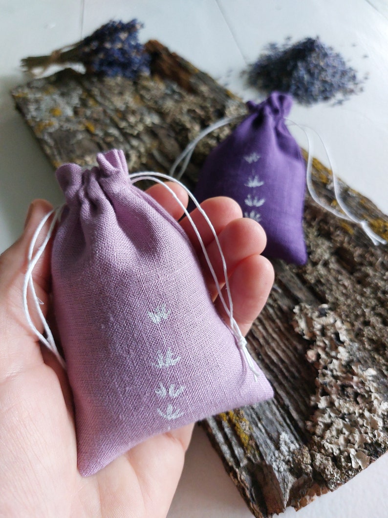 30 pcs empty aroma sachet, bag for lavender, nature inspired gift pouch, bulk bag image 7