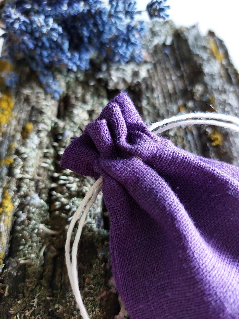 5/10/20 Stück leere Leinen-Aromasäckchen, Leinenbeutel für Lavendel, Beutel, Großbeutel Bild 5