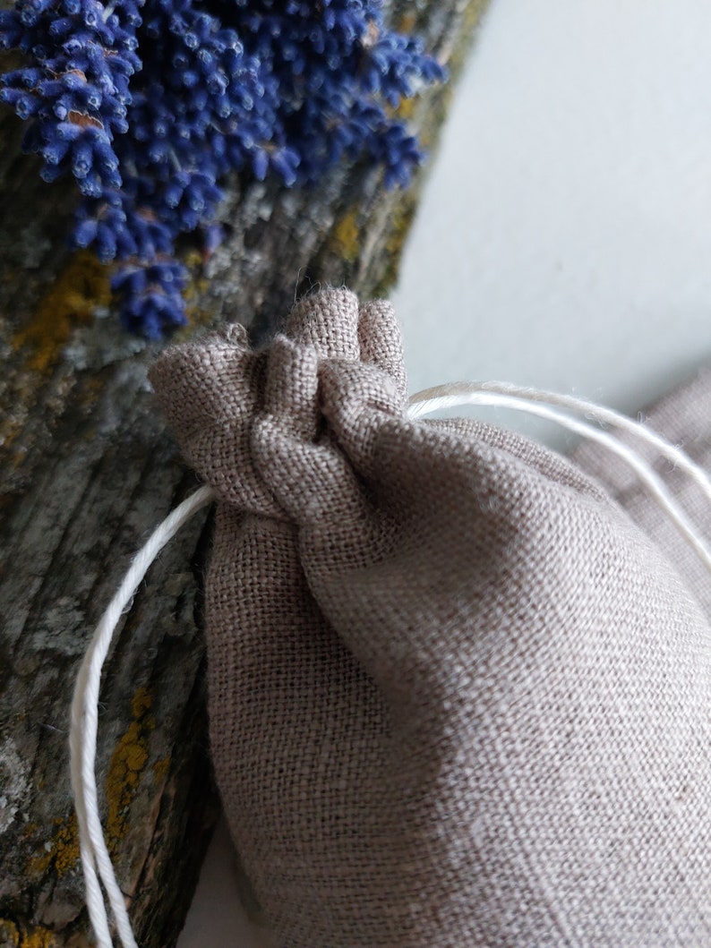10/20/50 pcs empty aroma sachet, bag for lavender, nature inspired gift pouch, bulk bag zdjęcie 4