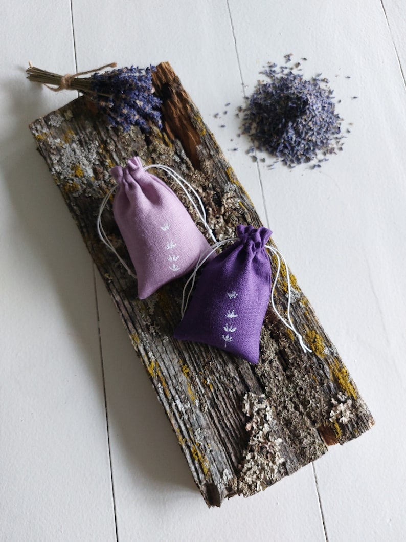 20/30 Stück leere Aromasäckchen, Beutel für Lavendel, von der Natur inspirierte Geschenkbeutel, Großbeutel Bild 1